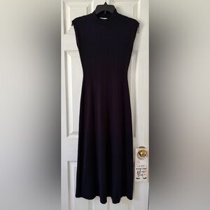 Mango Navy Blue Dress